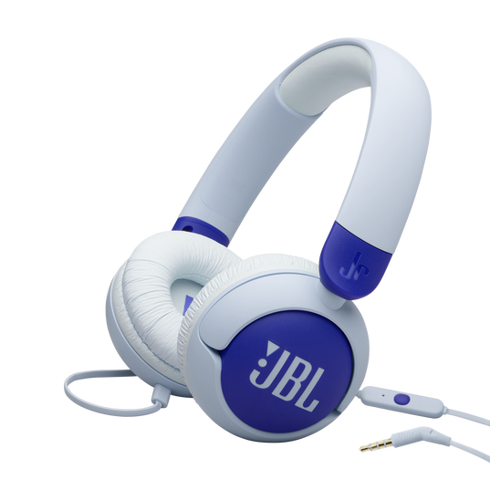 JBL Junior 320 - Blue - Wired on-ear kids headphones - Hero